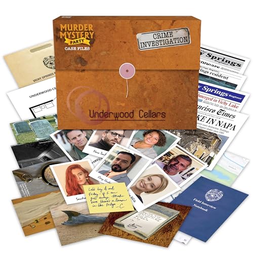Murder Mystery Party Underwood Cellars Jeu de fichiers inter