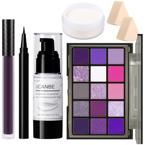 UCANBE Kit de Halloween Maquillage Violet