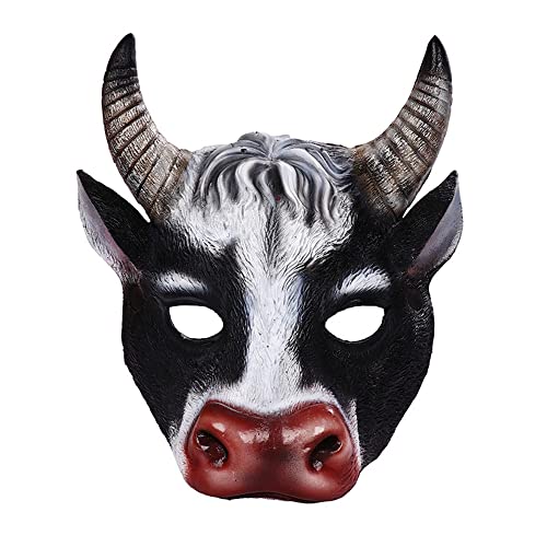 NewL Demi-masque dHalloween en forme danimal 3D pour homme e