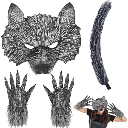 Déguisement Loup-Garou Halloween 4 pcs