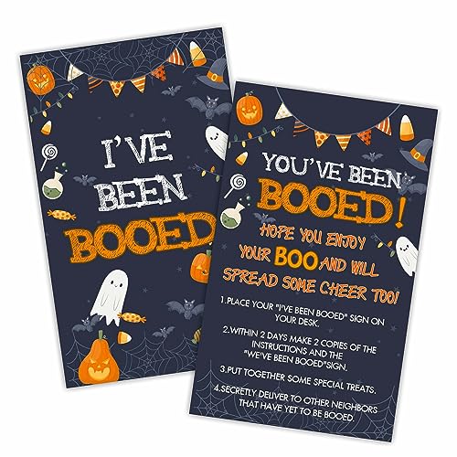 TPYEN Jeu de fête dHalloween - Youve Been Booed, Ive Been Bo