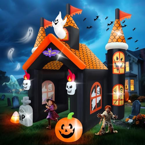 Kalolary 12 Pieds Grande Arche Gonflable dhalloween Maison H