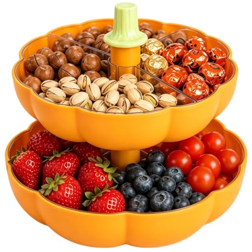 Plateau de snacks avec couvercle Bol De Service 2 Étages Hal