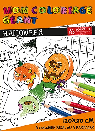 COLORIAGES GEANTS HALLOWEEN 80 X 120 cm BOUCHUT