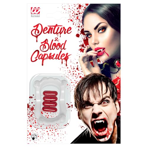 W WIDMANN MILANO Party Fashion - Mâchoire de vampire avec 4 