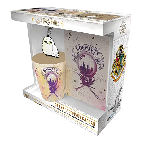 ABYSTYLE - HARRY POTTER Coffret cadeau Poudlard Mug + Porte-
