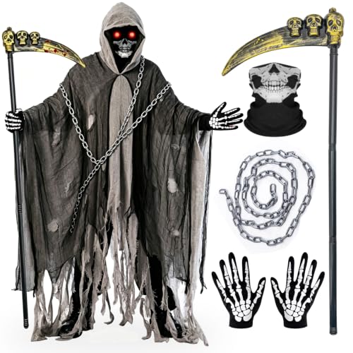 CHMMY Deguisement Halloween Faucheuse, Déguisement Halloween