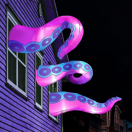 Joiedomi 3 pièces Tentacule de Poulpe Géant Gonflable dhallo