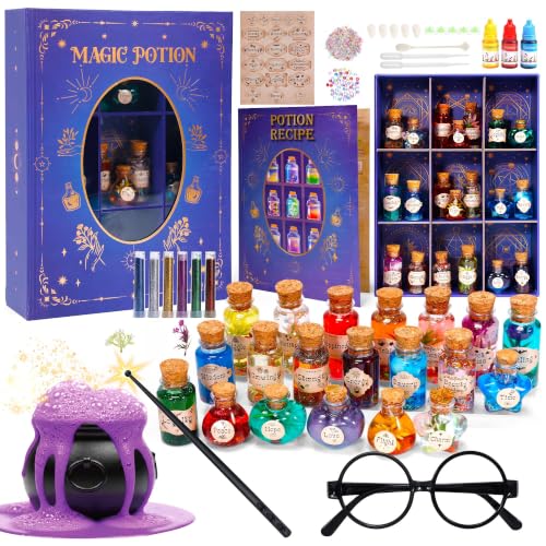 Sntieecr Kit de Potion Magique pour Enfants, avec boîte d'Af