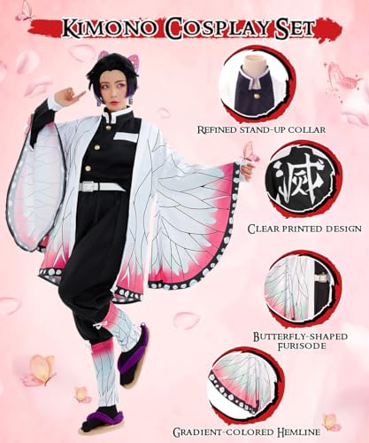 YYDSXK Cosplay Nezuko Tanjirou, Déguisement Kamado Nezuko Ta