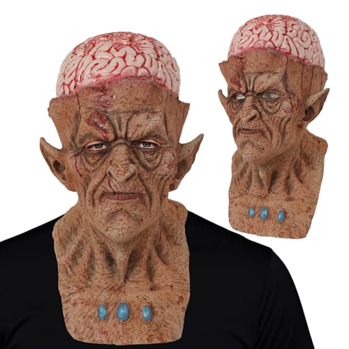 Joyincoser Masque de zombie pour adulte - Masque dalien effr