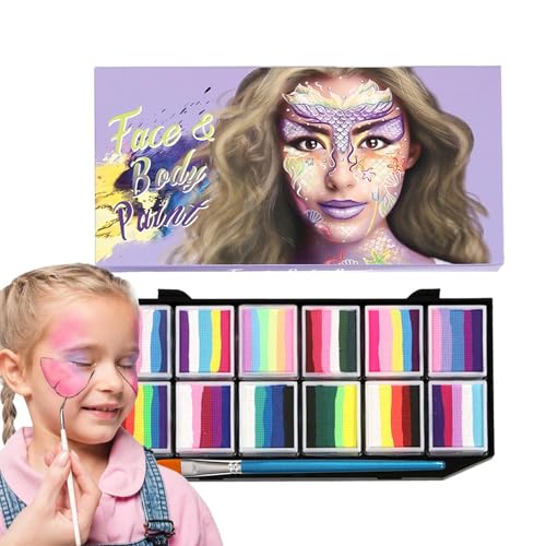 Palette De Peinture Pour Le Visage Et Le Corps - Kit De Maqu