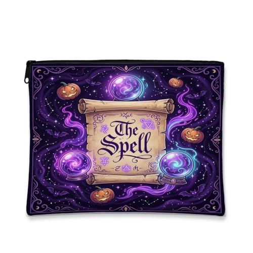 Mystical Crystal Ball Spell Citation Halloween Trousse de ma