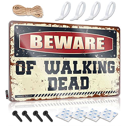 FZFN Beware Of Walking Dead Accessoires Clean - Plaques indi