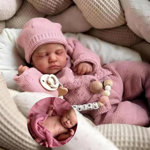 Anano Poupee Reborn Fille 50cm Bebe Reborn Fille Silicone Pl