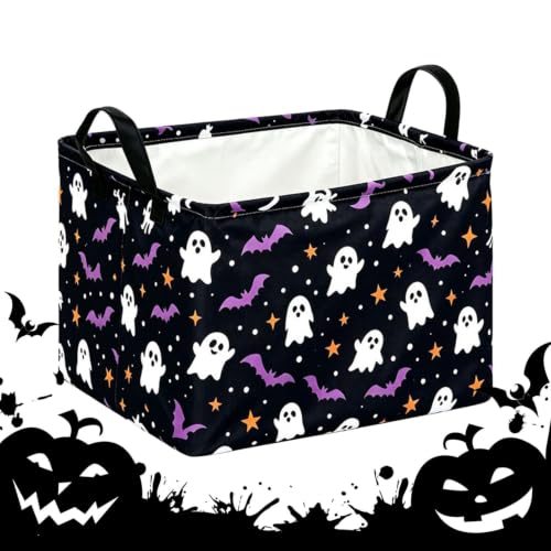 Grand panier de rangement pliable pour Halloween