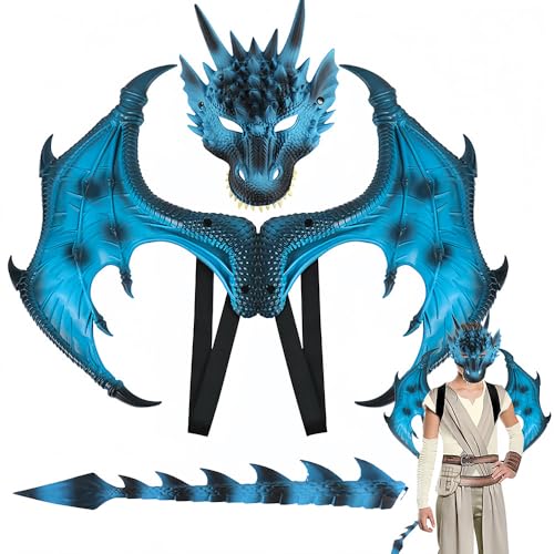PASLFC Costume de Dragon 3 Pièces, Costume de Dragon pour Ad