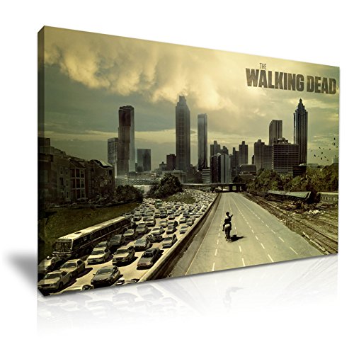 Impression sur toile murale Walking Dead - Cadeau idéal pour
