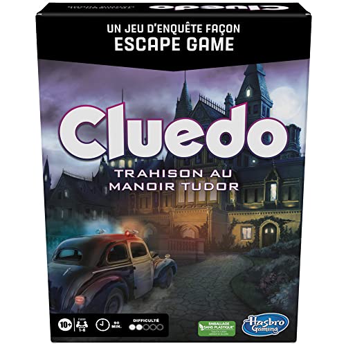 Hasbro Gaming Cluedo Trahison au Manoir Tudor, Jeu de Détect