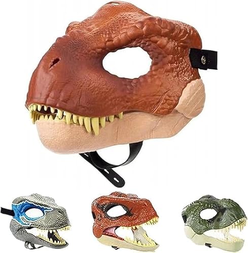 Masque dinosaure réaliste pour chien