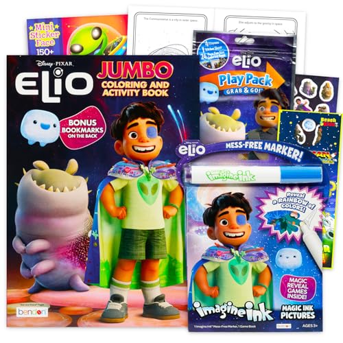 Disney Elio Ensemble de livres de coloriage et dactivités ul
