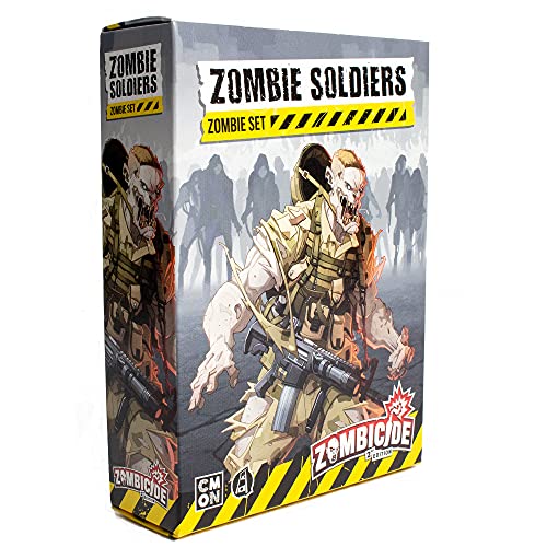 Zombicide 2ème édition Zombie Soldats Set,Jeu de société de 
