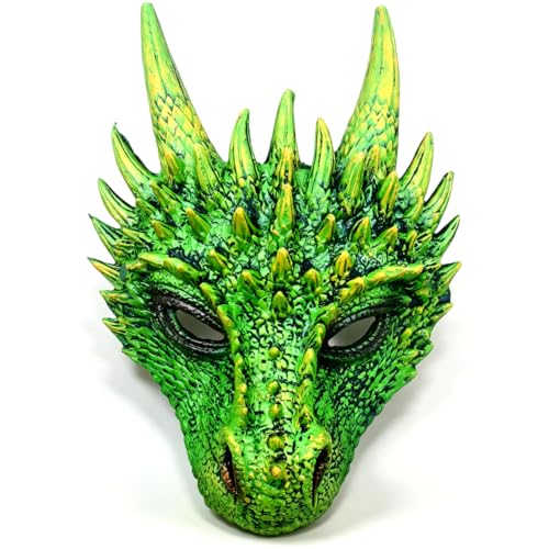 ZesGlyxyr Halloween Masque de Dragon, Réaliste Masque de Dra