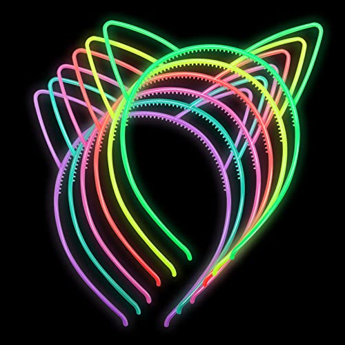 Colle 6 PièCes Glow Dark Femmes Bandeaux Pour La FêTe, Bande