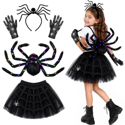 Costume Araignée Enfant Costume Araignée Fille avec Ailes d’