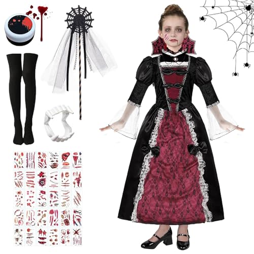 Costume Vampire Fille Halloween 9-10