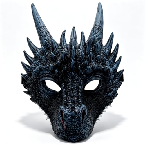 ZesGlyxyr Halloween Masque de Dragon, Réaliste Masque de Dra