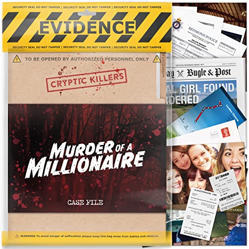 Cryptic Killers Unsolved Murder Mystery Game - Cold Case Fil