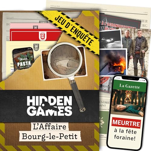 Hidden Games Dossier Criminel - Jeu de Crime, Jeu de détecti