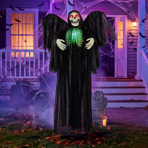 JOYIN 63 Halloween Animatronic Grim Reaper Décoration avec A