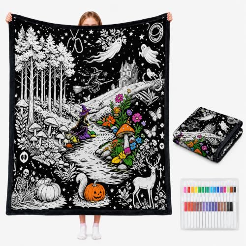 SHUZHENG Couverture de coloriage dHalloween à faire soi-même