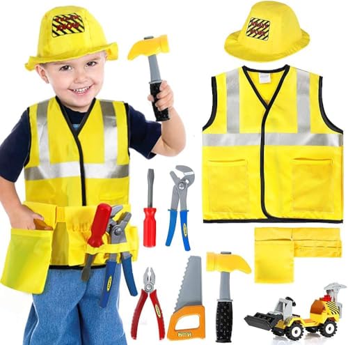 Tacobear Ouvrier Costume Enfant Travailleur Construction Dég