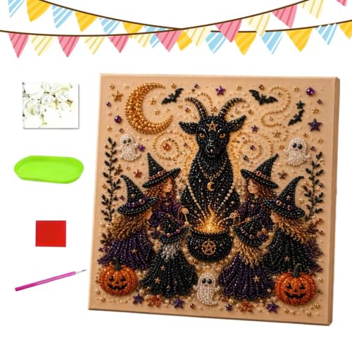 Kit DArt Mosaïque 3D Halloween Décoration Pré-Imprimée Saiso