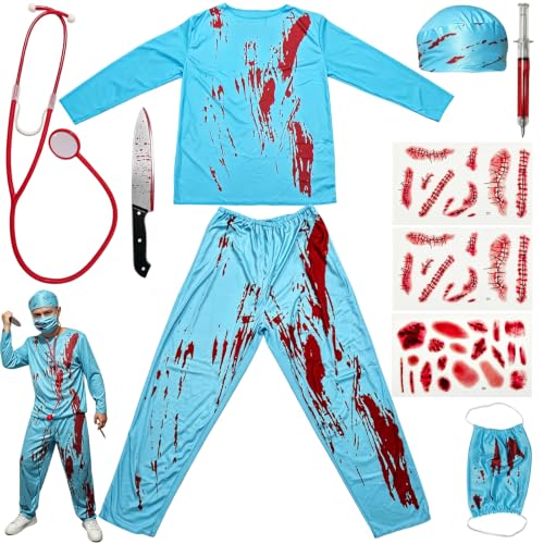 Déguisement de chirurgien fou Halloween