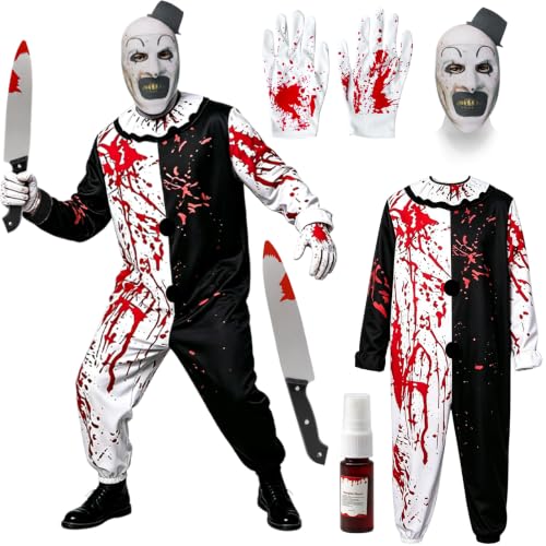 OPEIXSAYKOC 5 Pièces Deguisement Halloween Horreur, Art the 