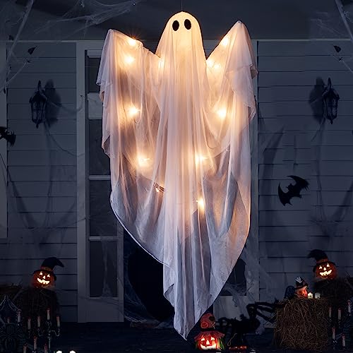 JOYIN Fantôme Lumineux à Suspendre pour Halloween avec lumiè