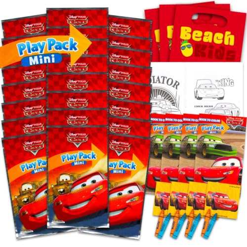 Disney Disney Cars Lot de 24 mini boîtes de jeu avec pages d