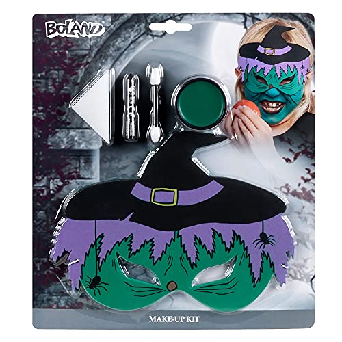 Boland-45079 Kit Petite sorcière (Masque pour Les Yeux en EV