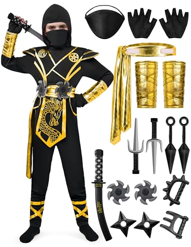 Spooktacular Creations Costume de ninja dHalloween pour enfa