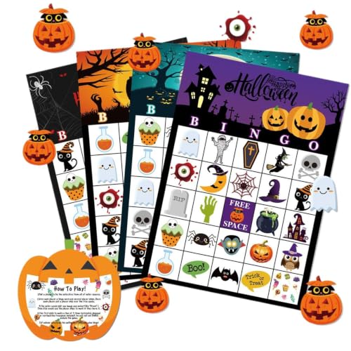 Halloween Kids Game - Festival Play Cards, Social Gathering