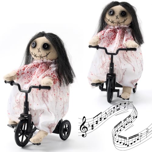 JOYIN Poupée décorative dHalloween de 33,8 cm avec animation