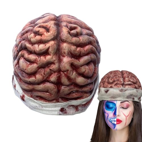 Masque Cerveau 3D Réaliste Halloween