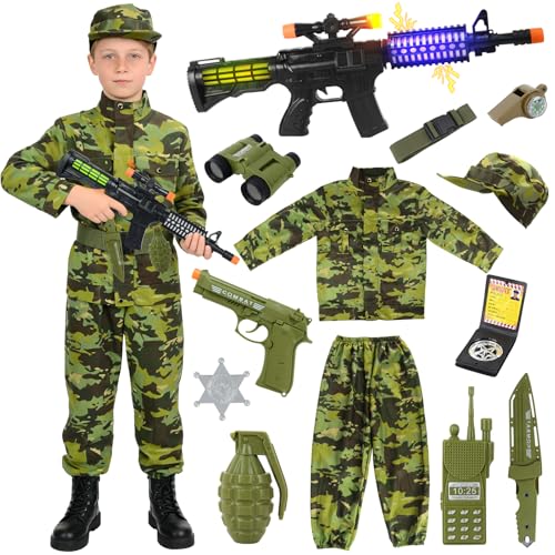 Deguisement Militaire Enfant, Costume Militaire Enfant Camou
