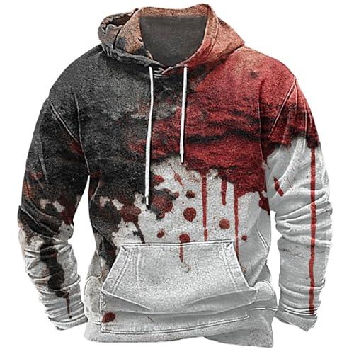 Déguisement Halloween Homme Sweats À Capuche Horreur Sanglan