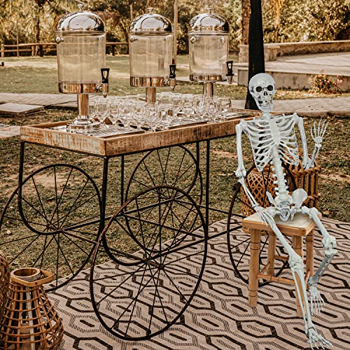 SIFOEL Squelette dhalloween - 165 cm - Taille réaliste - Squ