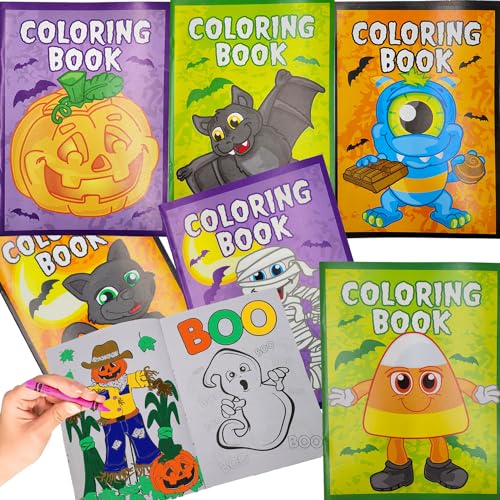 The Dreidel Company Lot de 48 livres de coloriage dHalloween